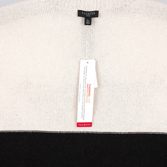 Talbots Thermolite Merino Wool Blend Snowflake Sweater Women's Size SMALL PETITE - Picture 5 of 6